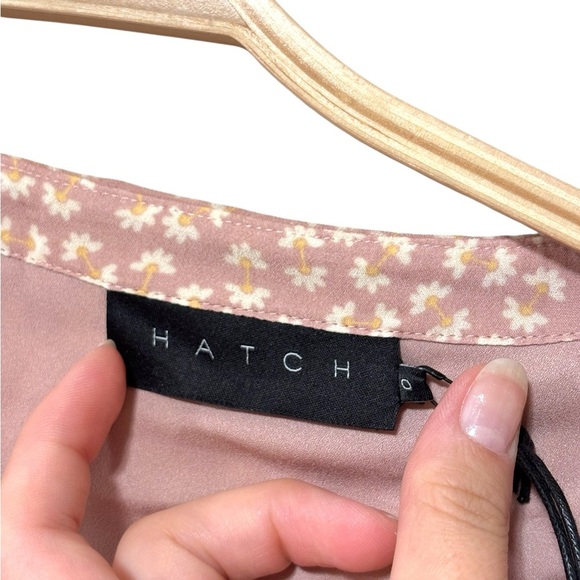 NWT Hatch The Lucia Dress in Blush Daisy Pink Size 0 - Picture 6 of 13